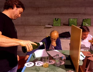 Foto realizada durante el Concurso sidra espichada Ribera de Arriba 2022